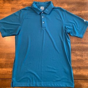 Slazenger Golf Polo - Size Medium - Teal